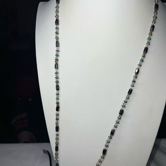 Magnetic Hematite and Faceted Bead 36” Strand Used in Various Configurations - Picture 4 of 9